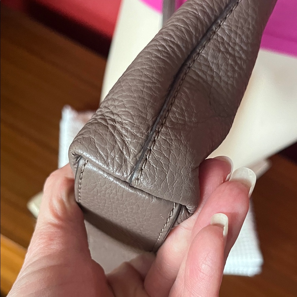 Kate Spade Taupe Leather Crossbody Bag - Picture 11 of 17